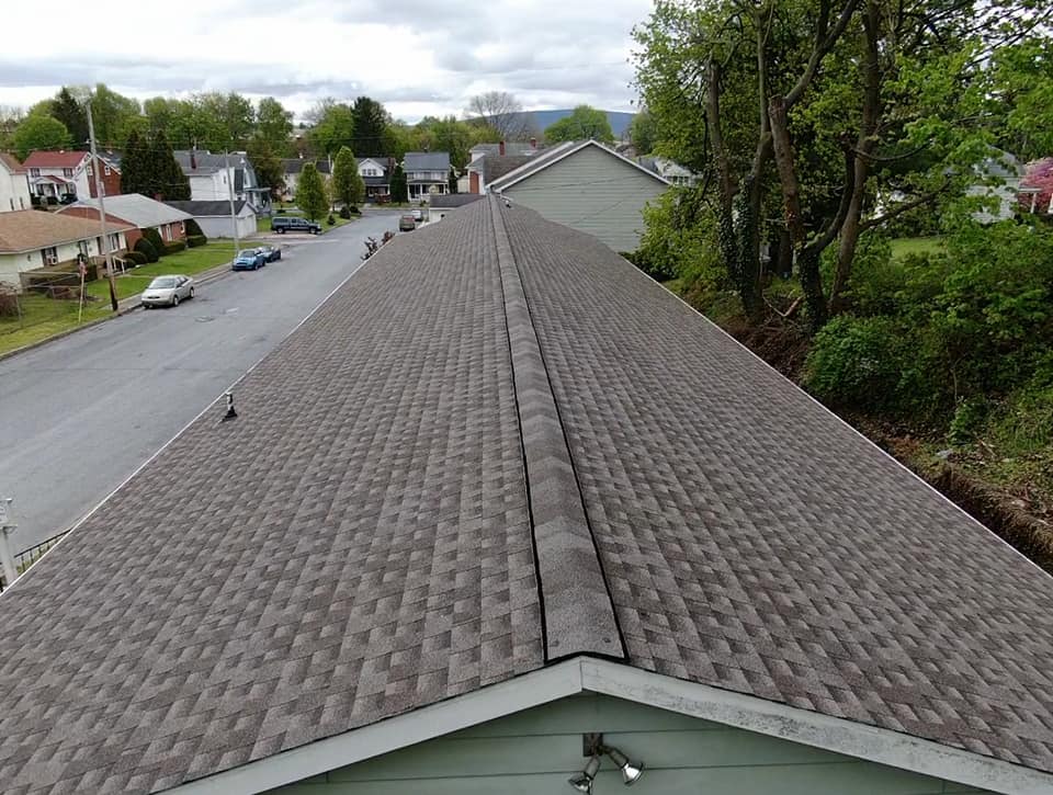 Mission Brown Shingles on Roof