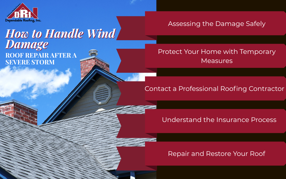 wind damage roof repair