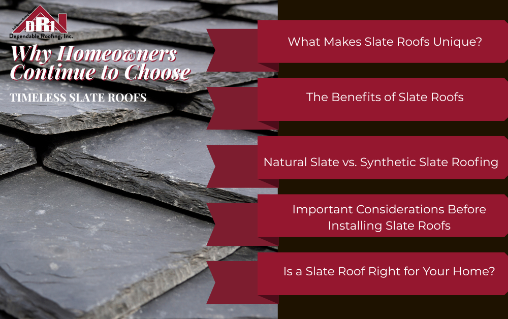 slate roofs